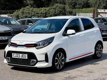 SPOTICAR Kia Picanto 1.0 Dpi Gt-line Euro 6 (s/s) 5dr Used Car - City Car Petrol White - Pontypridd - 1200626326_3