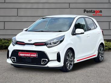 SPOTICAR Kia Picanto 1.0 Dpi Gt-line Euro 6 (s/s) 5dr Used Car - City Car Petrol White - Lincoln - 1200632464_3