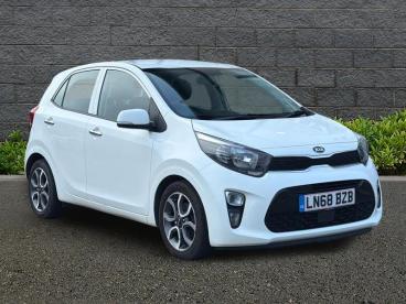 SPOTICAR Kia Picanto 1.25 3 Auto Euro 6 5dr Used Car - City Car Petrol White - Weymouth - 1200632894_1