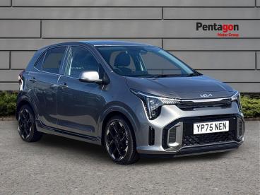 SPOTICAR Kia Picanto 1.0 Gt-line Amt Euro 6 (s/s) 5dr Used Car - City Car Petrol Grey - Sheffield - 1200632995_1