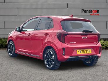 SPOTICAR Kia Picanto 1.0 Gt-line S Amt Euro 6 (s/s) 5dr Used Car - City Car Petrol Red - Sheffield - 1200633004_2