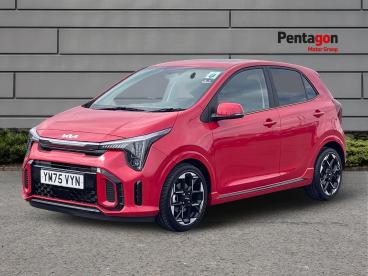 SPOTICAR Kia Picanto 1.0 Gt-line S Amt Euro 6 (s/s) 5dr Used Car - City Car Petrol Red - Sheffield - 1200633004_3
