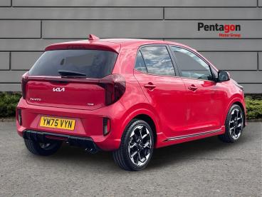 SPOTICAR Kia Picanto 1.0 Gt-line S Amt Euro 6 (s/s) 5dr Used Car - City Car Petrol Red - Sheffield - 1200633004_4