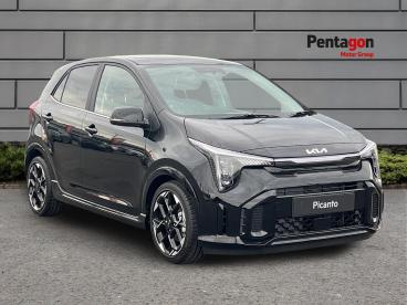 SPOTICAR Kia Picanto 1.0 Gt-line S Euro 6 (s/s) 5dr Used Car - City Car Petrol Black - Sheffield - 1200633044_1