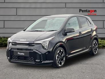 SPOTICAR Kia Picanto 1.0 Gt-line S Euro 6 (s/s) 5dr Used Car - City Car Petrol Black - Sheffield - 1200633044_3