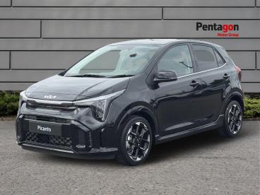SPOTICAR Kia Picanto 1.0 Gt-line Euro 6 (s/s) 5dr Used Car - City Car Petrol Black - Sheffield - 1200633046_3