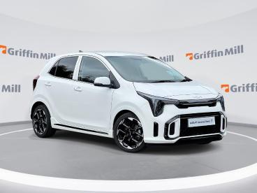 SPOTICAR Kia Picanto 1.0 Gt-line Amt Euro 6 (s/s) 5dr Used Car - City Car Petrol White - Pontypridd - 1200635551_1