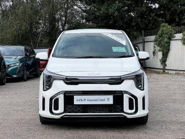 SPOTICAR Kia Picanto 1.0 Gt-line Amt Euro 6 (s/s) 5dr Used Car - City Car Petrol White - Pontypridd - 1200635551_2