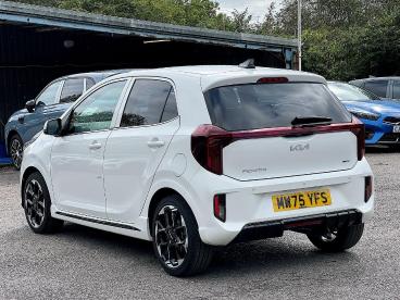 SPOTICAR Kia Picanto 1.0 Gt-line Amt Euro 6 (s/s) 5dr Used Car - City Car Petrol White - Pontypridd - 1200635551_5
