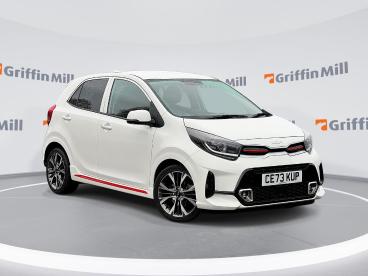 SPOTICAR Kia Picanto 1.0 Dpi Gt-line Amt Euro 6 (s/s) 5dr Used Car - City Car Petrol White - Pontypridd - 1200640600_1