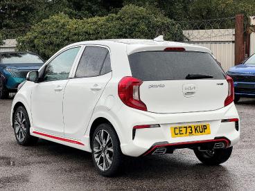 SPOTICAR Kia Picanto 1.0 Dpi Gt-line Amt Euro 6 (s/s) 5dr Used Car - City Car Petrol White - Pontypridd - 1200640600_5