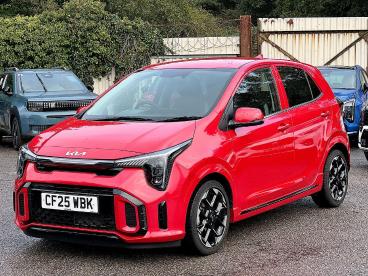 SPOTICAR Kia Picanto 1.0 Gt-line Euro 6 (s/s) 5dr Used Car - City Car Petrol Red - Pontypridd - 1200641852_3