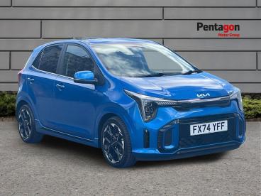 SPOTICAR Kia Picanto 1.2 Gt-line S Amt Euro 6 (s/s) 5dr Used Car - City Car Petrol Blue - Lincoln - 1200642008_1