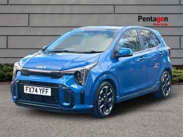 SPOTICAR Kia Picanto 1.2 Gt-line S Amt Euro 6 (s/s) 5dr Used Car - City Car Petrol Blue - Lincoln - 1200642008_3