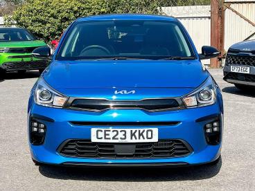 SPOTICAR Kia Rio 1.0 T-gdi Mhev Gt-line S Euro 6 (s/s) 5dr Used Car - City Car Hybrid Blue - Pontypridd - 1200592815_2
