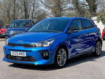 SPOTICAR Kia Rio 1.0 T-gdi Mhev Gt-line S Euro 6 (s/s) 5dr Used Car - City Car Hybrid Blue - Pontypridd - 1200592815_3