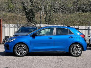 SPOTICAR Kia Rio 1.0 T-gdi Mhev Gt-line S Euro 6 (s/s) 5dr Used Car - City Car Hybrid Blue - Pontypridd - 1200592815_4