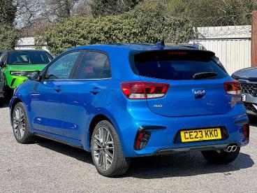 SPOTICAR Kia Rio 1.0 T-gdi Mhev Gt-line S Euro 6 (s/s) 5dr Used Car - City Car Hybrid Blue - Pontypridd - 1200592815_5