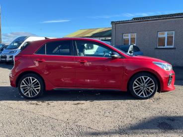SPOTICAR Kia Rio 1.0 T-gdi Mhev Gt-line S Euro 6 (s/s) 5dr Used Car - City Car Hybrid Red - Forfar - 1200639418_4