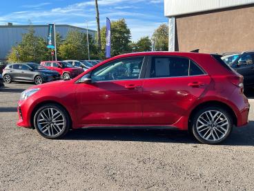 SPOTICAR Kia Rio 1.0 T-gdi Mhev Gt-line S Euro 6 (s/s) 5dr Used Car - City Car Hybrid Red - Forfar - 1200639418_5