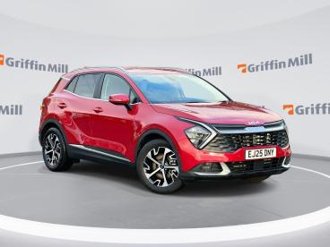 SPOTICAR Kia Sportage 1.6 T-gdi Mhev 3 Euro 6 (s/s) 5dr Used Car - Suv Hybrid Red - Pontypridd - 1200559193_1