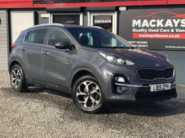 SPOTICAR Kia Sportage 1.6 Crdi 2 Euro 6 (s/s) 5dr Used Car - Suv Diesel Grey - Inverness - 1200560886_1