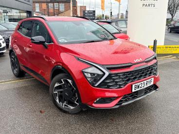 SPOTICAR Kia Sportage 1.6 T-gdi Mhev Gt-line Dct Euro 6 (s/s) 5dr Used Car - Suv Hybrid Red - Wakefield - 1200562242_1