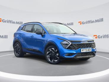 SPOTICAR Kia Sportage 1.6 T-gdi 13.8kwh Gt-line S Auto Awd Euro 6 (s/s) Used Car - Suv Plug-in Hybrid Blue - Pontypridd - 1200564238_1