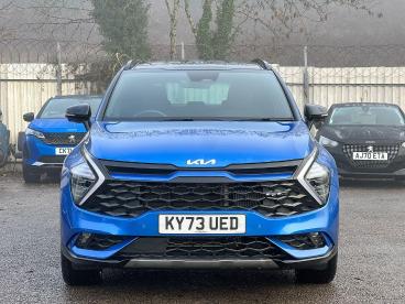 SPOTICAR Kia Sportage 1.6 T-gdi 13.8kwh Gt-line S Auto Awd Euro 6 (s/s) Used Car - Suv Plug-in Hybrid Blue - Pontypridd - 1200564238_2