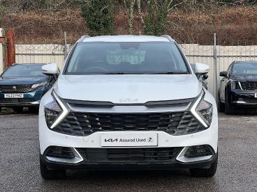 SPOTICAR Kia Sportage 1.6 H T-gdi 3 Auto Euro 6 (s/s) 5dr Used Car - Suv Hybrid White - Pontypridd - 1200570274_2