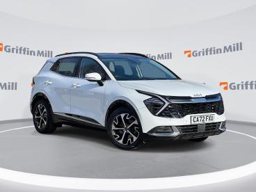 SPOTICAR Kia Sportage 1.6 T-gdi Mhev 4 Dct Awd Euro 6 (s/s) 5dr Used Car - Suv Hybrid White - Pontypridd - 1200578696_1