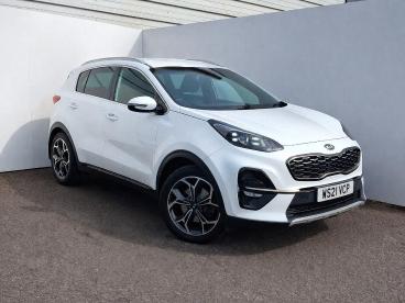 SPOTICAR Kia Sportage 1.6 Crdi Mhev Gt-line Euro 6 (s/s) 5dr Used Car - Suv Hybrid White - Trowbridge - 1200583782_1