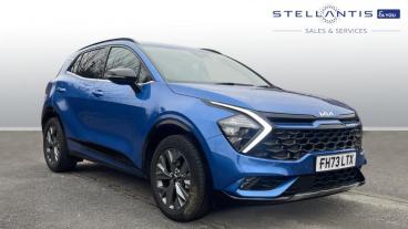 SPOTICAR Kia Sportage 1.6 H T-gdi Gt-line Auto Euro 6 (s/s) 5dr Used Car - Suv Hybrid Blue - Nottingham - 1200585243_1