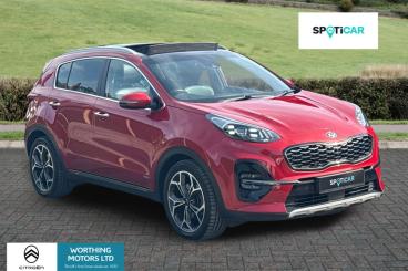 SPOTICAR Kia Sportage 1.6 T-gdi Gt-line S Dct Awd Euro 6 (s/s) 5dr Used Car - Suv Petrol Red - Worthing - 1200591331_1