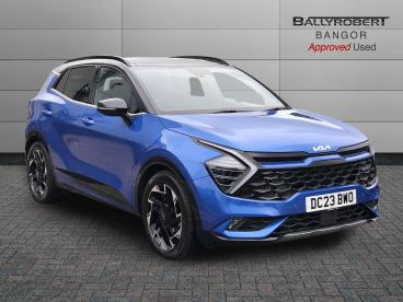SPOTICAR Kia Sportage 1.6 T-gdi Mhev Gt-line S Dct Awd Euro 6 (s/s) 5dr Used Car - Suv Hybrid Blue - Bangor - 1200593889_1