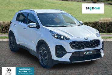 SPOTICAR Kia Sportage 1.6 T-gdi Gt-line Dct Awd Euro 6 (s/s) 5dr Used Car - Suv Petrol White - Worthing - 1200597184_1