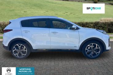 SPOTICAR Kia Sportage 1.6 T-gdi Gt-line Dct Awd Euro 6 (s/s) 5dr Used Car - Suv Petrol White - Worthing - 1200597184_2