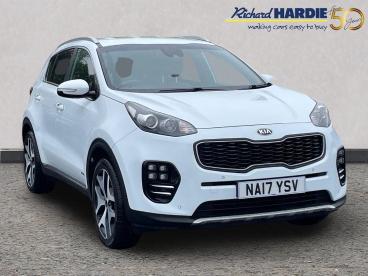 SPOTICAR Kia Sportage 1.6 T-gdi Gt-line Awd Euro 6 5dr Used Car - Suv Petrol White - Ashington - 1200599841_1
