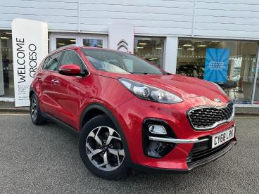 SPOTICAR Kia Sportage 1.6 Crdi 2 Euro 6 (s/s) 5dr Used Car - Suv Diesel Red - Llangefni - 1200603211_1