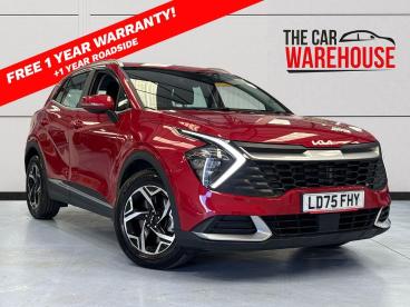 SPOTICAR Kia Sportage 1.6t Gdi 157 48v Isg 2 5dr Used Car - Suv Petrol Red - Swansea - 1200605768_1