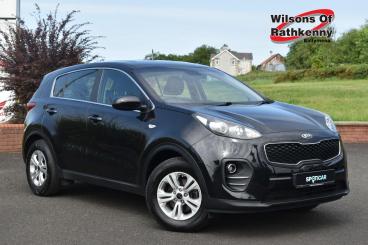 SPOTICAR Kia Sportage 1.7 Crdi 1 Euro 6 (s/s) 5dr Used Car - Suv Diesel Black - Ballymena County Antrim - 1200605856_1