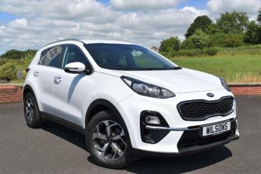 SPOTICAR Kia Sportage 1.6 Crdi Mhev 2 Dct Euro 6 (s/s) 5dr Used Car - Suv Hybrid White - Ballymena County Antrim - 1200610673_1