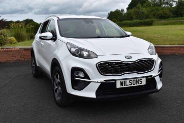 SPOTICAR Kia Sportage 1.6 Crdi Mhev 2 Dct Euro 6 (s/s) 5dr Used Car - Suv Hybrid White - Ballymena County Antrim - 1200610673_2