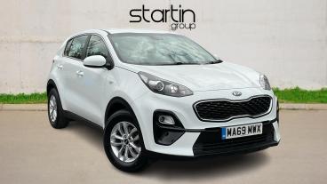 SPOTICAR Kia Sportage 1.6 Crdi Ecodynamics+ 1 Euro 6 (s/s) 5dr Used Car - Suv Hybrid White - Redditch - 1200621352_1