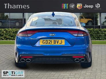 SPOTICAR Kia Stinger 3.3 T-gdi V6 Gt S Gran Turismo Auto Euro 6 (s/s) 5 Used Car - Saloon Petrol Blue - Tunbridge Wells - 1200570857_5