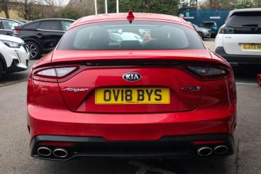 SPOTICAR Kia Stinger 2.0 T-gdi Gt-line S Gran Turismo Auto Euro 6 (s/s) Used Car - Saloon Petrol Red - Leamington - 1200584373_4