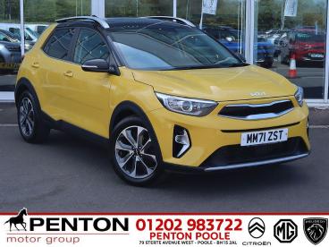 SPOTICAR Kia Stonic 1.0 T-gdi Mhev Connect Dct Euro 6 (s/s) 5dr Used Car - Suv Hybrid Yellow - Poole - 1200514253_1