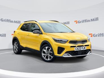 SPOTICAR Kia Stonic 1.0 T-gdi Gt-line Dct Euro 6 (s/s) 5dr Used Car - Suv Petrol Yellow - Pontypridd - 1200550578_1
