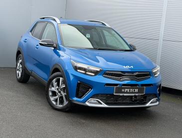 SPOTICAR Kia Stonic 1.0 T-gdi Gt-line Euro 6 (s/s) 5dr Used Car - Suv Petrol Blue - Darlington - 1200552833_1
