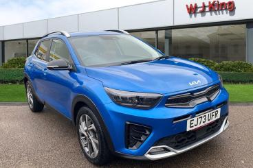 SPOTICAR Kia Stonic 1.0 T-gdi Mhev Gt-line S Dct Euro 6 (s/s) 5dr Used Car - Suv Hybrid Blue - Dartford - 1200583805_1